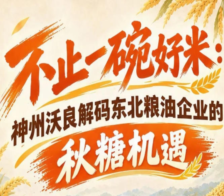 一碗好米撬动产业新局 神州沃良剖析东北粮油秋糖商机